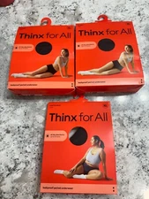 3 pair Thinx For All period panties NEW XL black