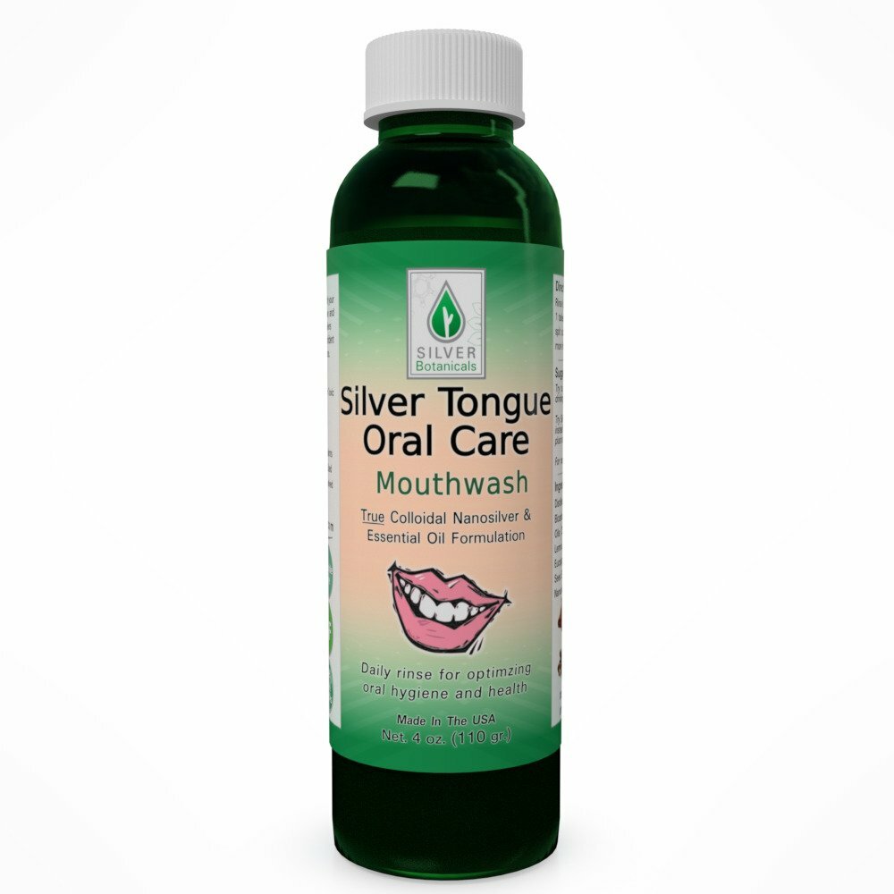 Silver Tongue Oral Care Mouthwash for Optimizing Oral Hygiene and