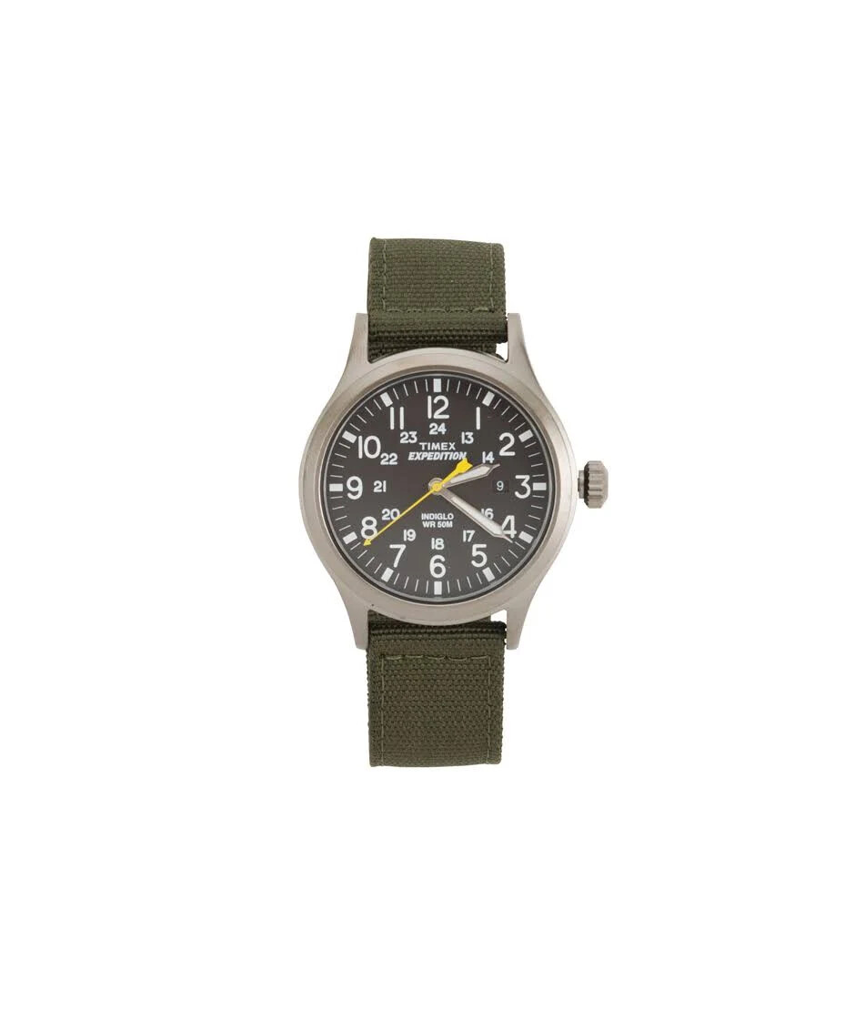 Jam Tangan Timex Indiglo Timex Expedition Scout Green Timex