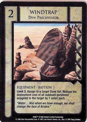 Dune CCG Windtrap, Dew Precipitator - Eye of the Storm