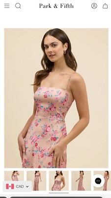 park and fifth pink dress Pink Floral Dress, Park & Fifth Maxine Dress, Color -