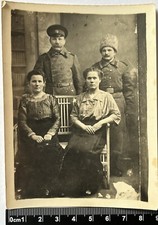 old family photo, beautiful women in dresses, military, Men In Uniform closeness