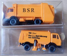 Wiking BSR Preßmüllwagen und TSZ Kehrfahrzeug