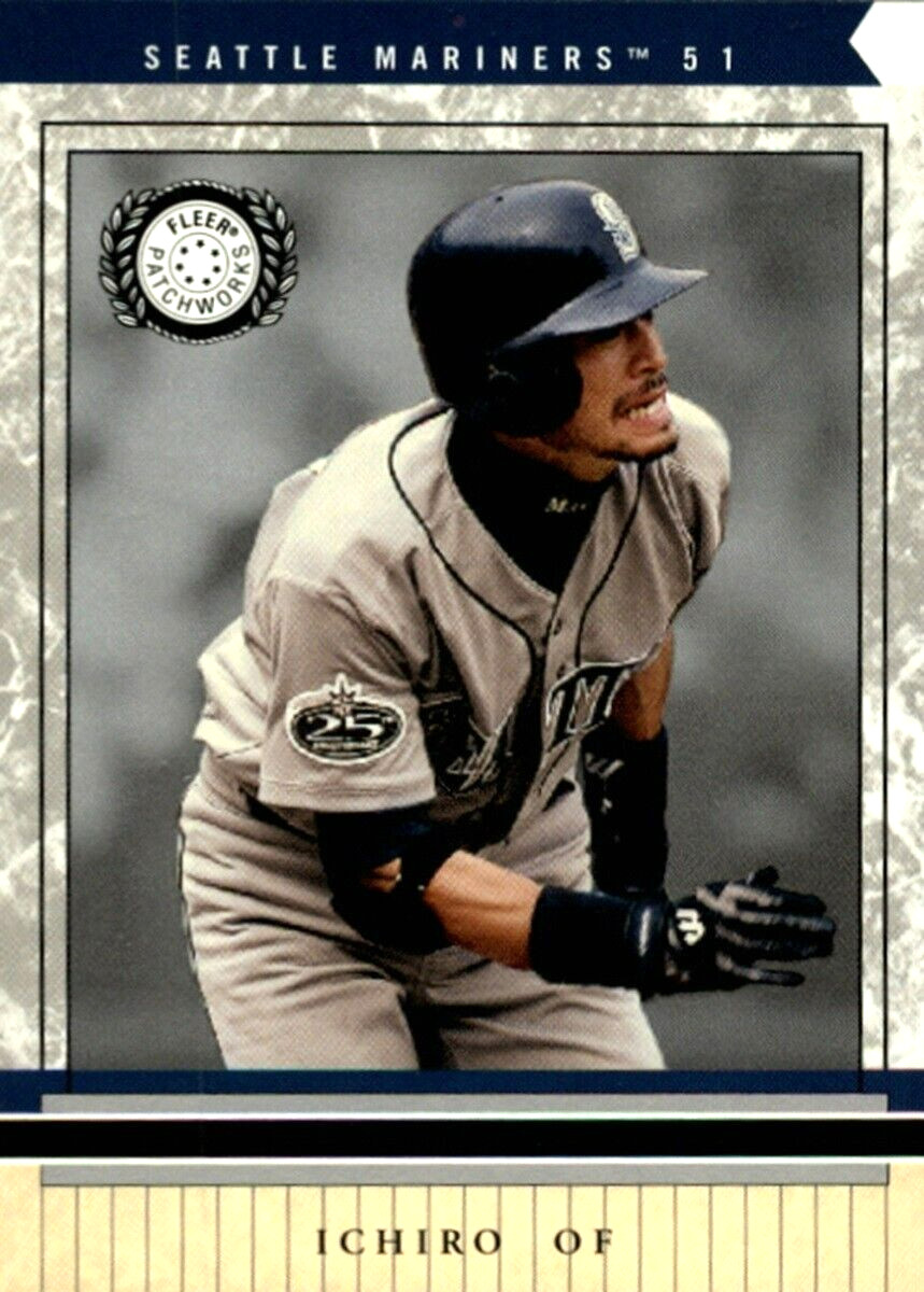 2003 Fleer Patchworks #51 Ichiro Suzuki Seattle Mariners HOF