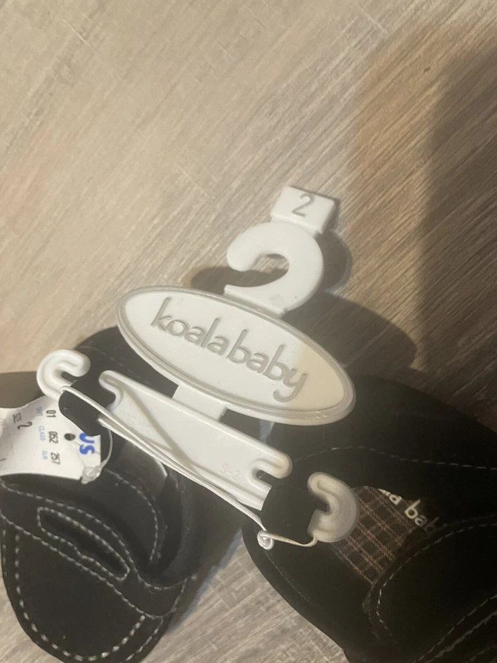 Zapatos de gamuza Koala para bebés niños talla 2 nuevos con etiquetas B-G15 Foto 2 de 3