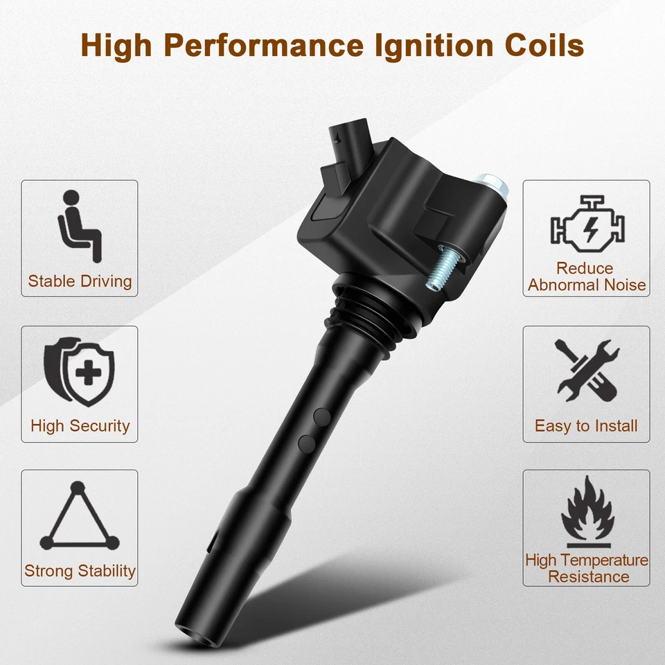 4 Ignition Coils Pack For BMW X1 2016-2021 740i 2017-2021 430i 2018-2020 - Image 4 of 4