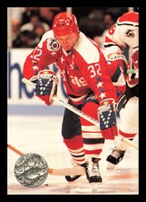 Dale Hunter #245 1991-92 Pro Set Platinum Washington Capitals