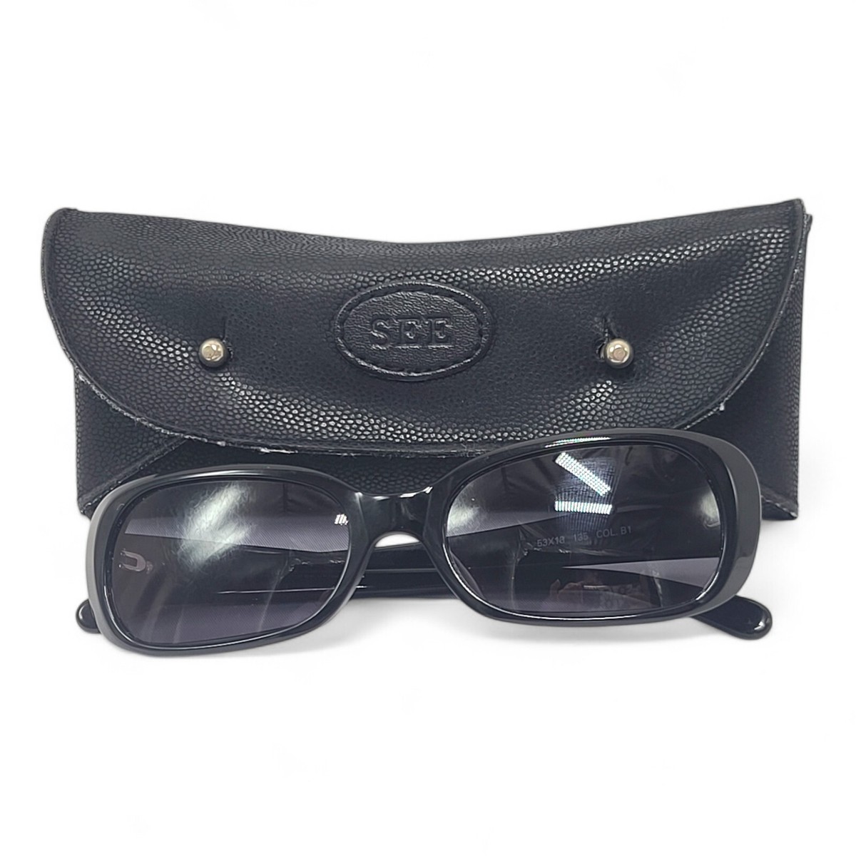 SEE Eyewear Womens Sunglasses - SEE 6648 SUN See Eyewear Polarized Sunglasses Womens Black With Case  main image 3