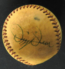 Dizzy Dean Single Signed Baseball PSA DNA Certified w /Full Letter