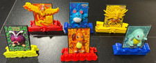 Pokemon 2000 Burger King BK Meal Toys Nintendo - 6 Power Cards With Bases