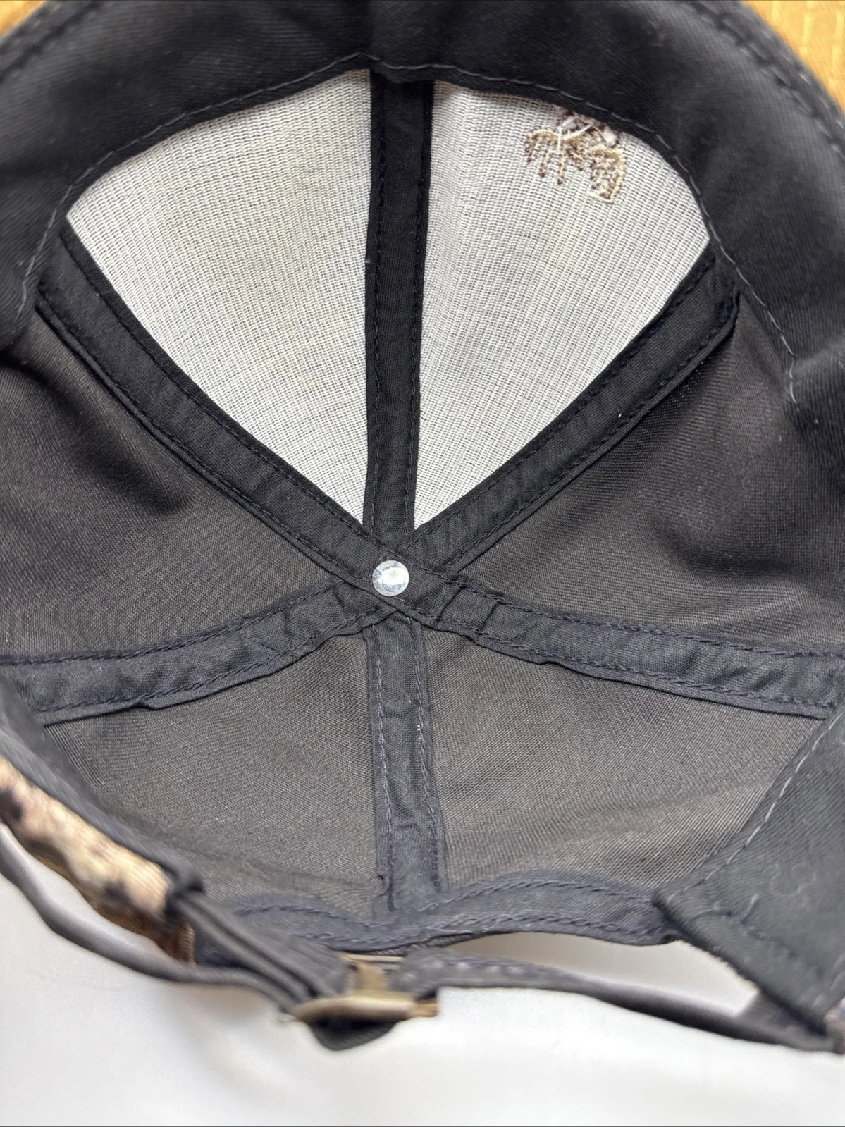 Vintage Buckmasters Embroidered Logo AOP Wraparound Print Hat Adjustable Cap