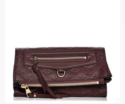 Louis Vuitton Pettyant Clutch Bordeaux Leather