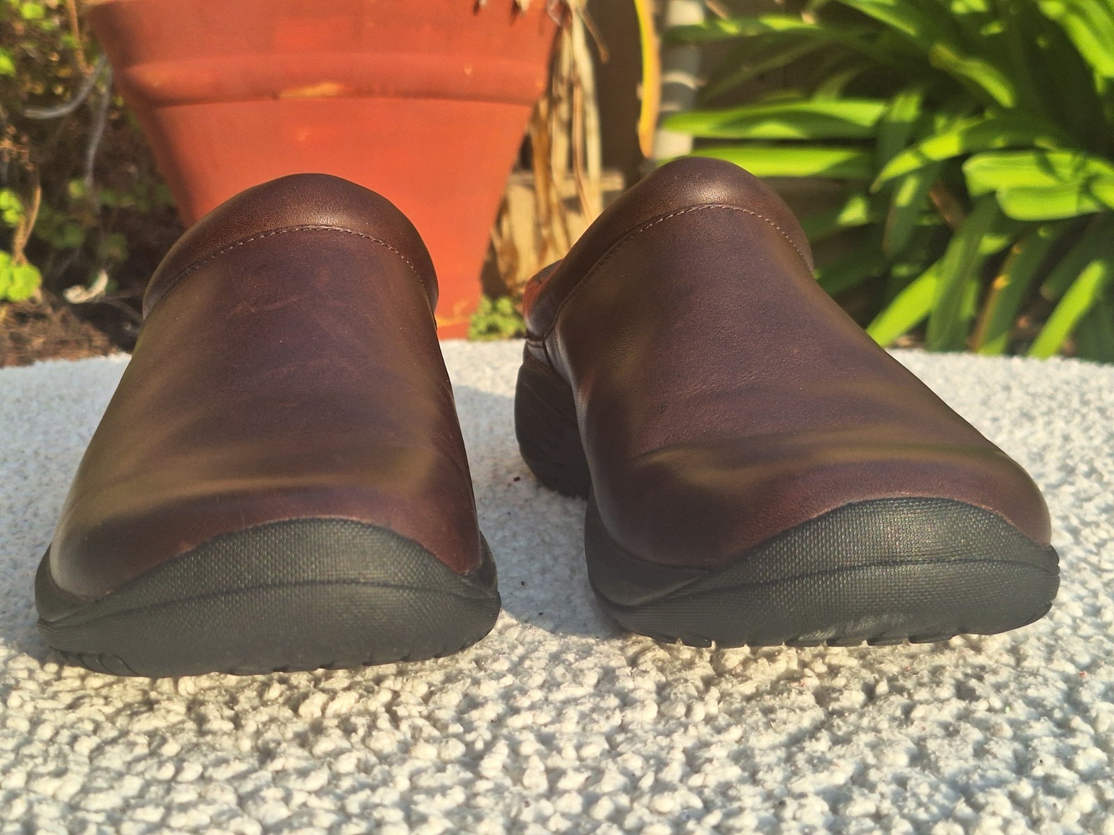 Zoccolo slip on Merrell Encore Nova Mule donna pelle marrone liscia taglia 8 5