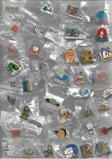 lot de 91 pin's neufs sous emballage, divers thèmes