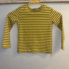 Matilda, Jane, Green And Yellow, Long Sleeve Shirt, Girls Size 4