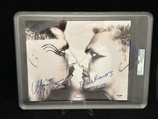 BLADE RUNNERS ULTIMATE WARRIOR + STING SIGNED 8X10 PHOTO PSA/DNA COA WWE RARE