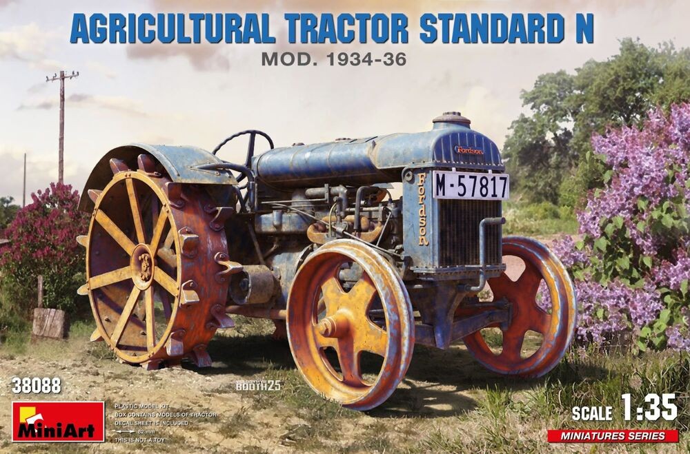 Tracteur Agricole MiniArt 38088 Standard N 1934-36 maquette plastique 1/35