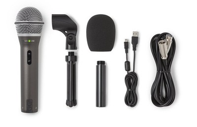 SAMSON Q2U Recording and Podcasting Pack - USB/XLR Dynamic Silver/Black 