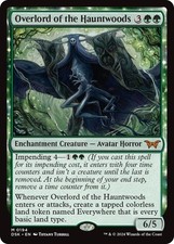 Overlord of the Hauntwoods - Foil NM MTG Duskmourn: House of Horror