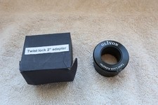 Olivon Twist Lock 1.25" to 2" Eyepiece Adapter for Telescope