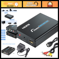 HDMI to S-Video RCA Converter Adapter, HD Composite AV CVBS Video Cable Set