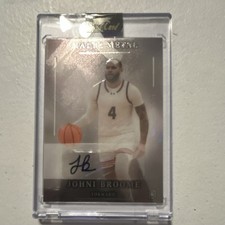 Wild Card Matte Metal Johni Broome Autographed Rookie 1/1 Basketball Card
