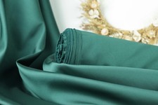 Hunter Green Mikado Satin 58/60" Wide Fabric By the Yard 380