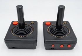 Atari Flashback 5 Classic Game Console + 2 Wireless Joystick Controllers & Cords