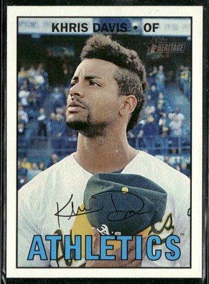 2016 Topps Heritage #622 Khris Davis 2I