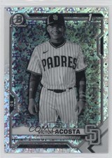 2021 Bowman Chrome Black & White Mini-Diamond Refractor Victor Acosta c6h