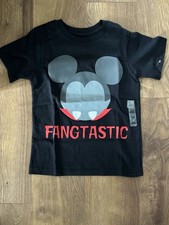 Disney Store FANGTASTIC Mickey Mouse Halloween T Shirt....... XS 4     NEW