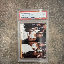 NetPro 2003 Serena Williams Venus Williams #51 Rookie PSA 8 Tennis Base Set