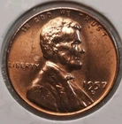 1957-D Lincoln Wheat Small Cent RD Business Strike Uncirculated Uncertified