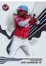 Jazz Chisholm Jr. 2024 Topps Pristine 126 Miami Marlins Baseball Card