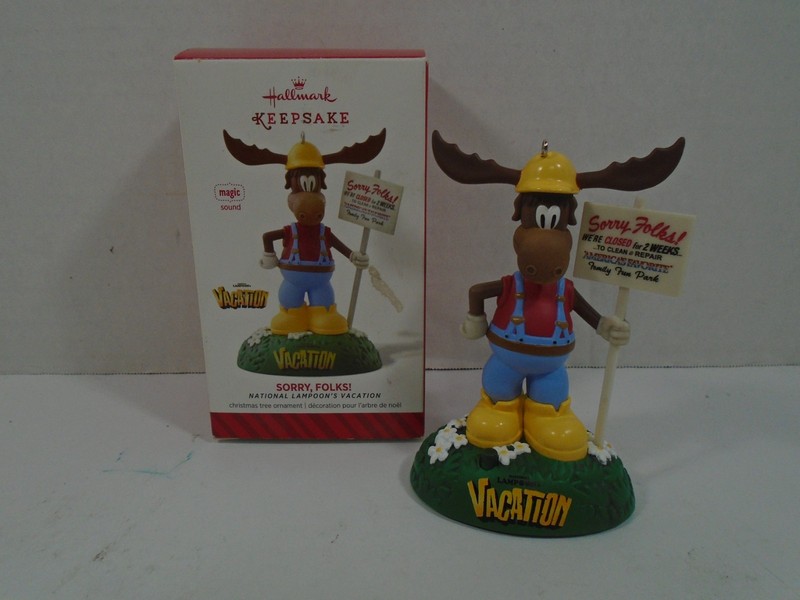 2014 HALLMARK KEEPSAKE--SORRY FOLKS! VACATION MOVIE--CHRISTMAS TREE ORNAMENT