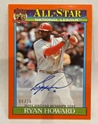 2026 Topps Series 1 Ryan Howard Red Foil (RAW)