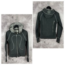 Lululemon Special Edition Scuba Full Zip Hoodie Gray Women's Size 4/S