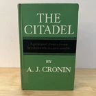 The Citadel A.J. Cronin 1937 Little Brown Stated First Edition Ex-Library HC