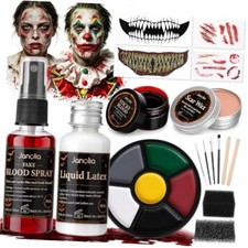 Halloween SFX Makeup Kit, Washable Fake Blood Kit for Special Effects SFX06