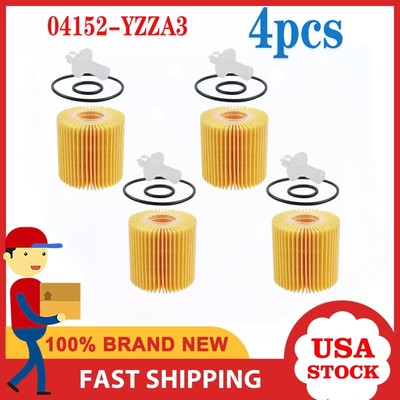  Set Of 4 Engine Oil Filters 04152-YZZA3 For Lexus Toyota #04152YZZA3 US STORE
