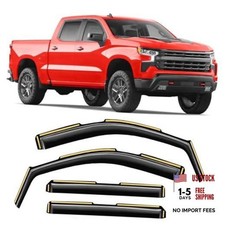 in-Channel Window Rain 2019-2026 Chevy Silverado/GMC Sierra 1500 Crew Cab