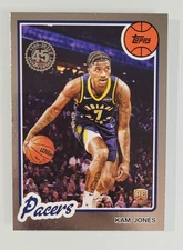 2025-26 Topps #80BK-81 Kam Jones 1980-81 Topps Basketball