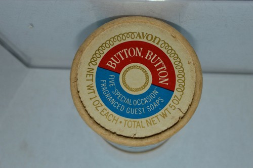 Avon~De colección 1977~5 jabones azules redondos ~Jabones fragancia para invitados~Nuevos en caja~KC - Imagen 2 de 4