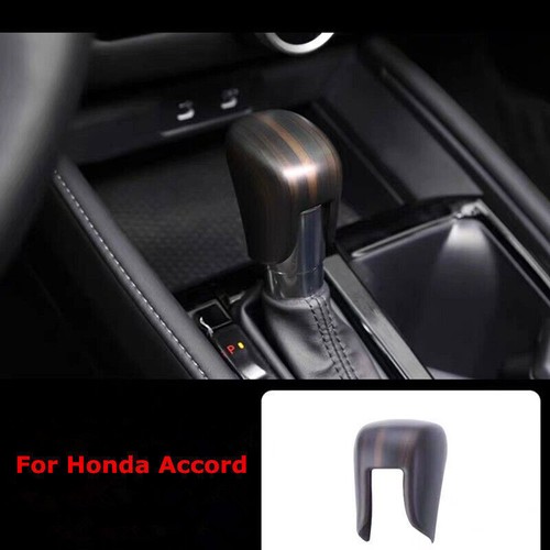 Peach Wood Grain Inner Gear Shift Knob Cover Trim For Honda Accord 2023 2024 25 - Picture 1 of 12