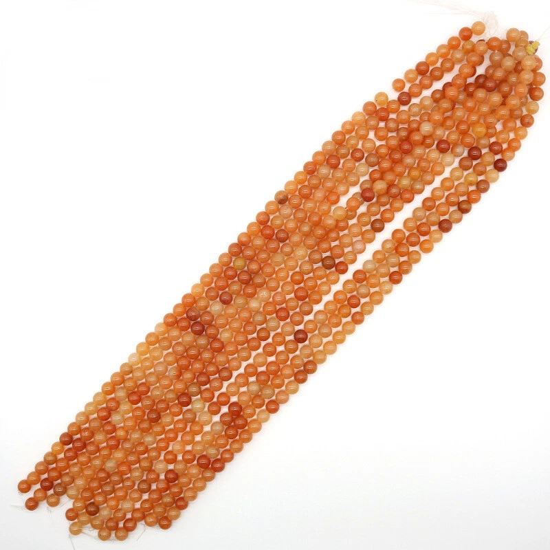 50 Strand 15" Wholesale Natural Red Aventurine Stone Round Loose Beads8MM DIY - Изображение 4 из 4