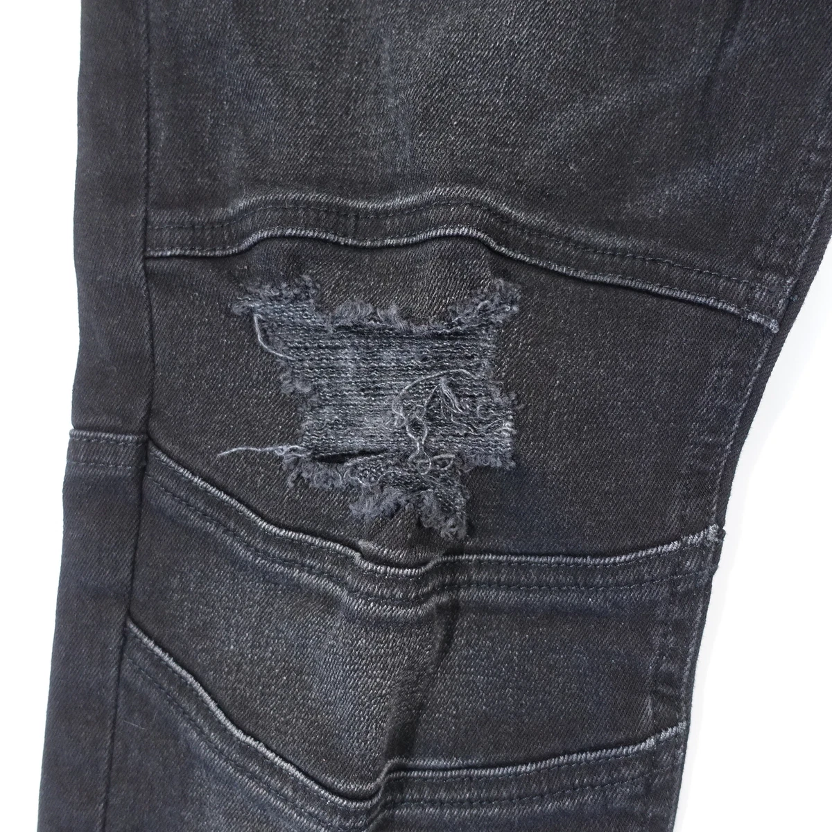 Guess black ripped jeans 2025