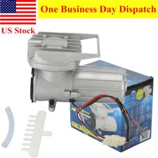 60W Air Pump 12V Aqua Pond Vehicle-mounted Fish Tank Aerator 120L/Min w/ 8 Ports
