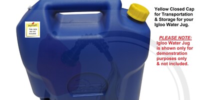 Yellow Gas Can Cap for IGLOO 6 Gallon Water Jugs also MIDWEST WEDCO B&S SCEPTER