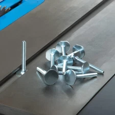 Table Saw Miter T Track Bolts, 1/4"-20, 2" Long Miter T Slot Bolts for Miter