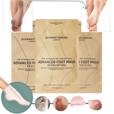 Dermavitamins Reparatur Fußmaske Taschensocken - Peeling, Feuchtigkeitsspendend, Peeling